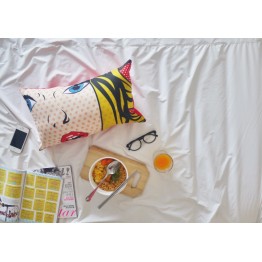 Blondy girl cushion